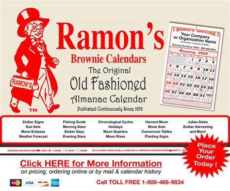 Ramon S Brownie Calendar 2021